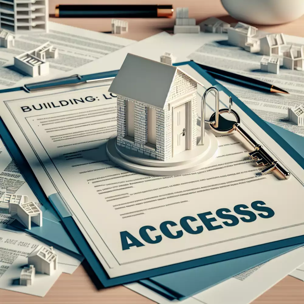 stavební zákon přístup k nemovitosti